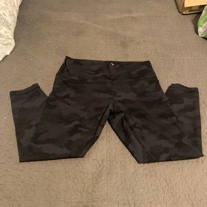 Lululemon dark camo leggings
